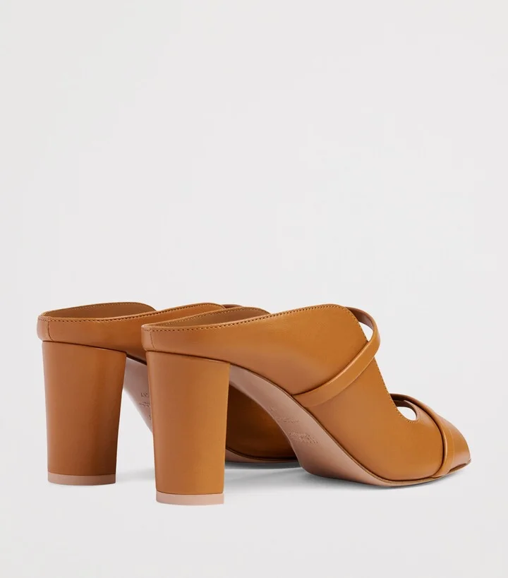 Malone Souliers Leather Norah Heeled Sandals 70 - Image 4