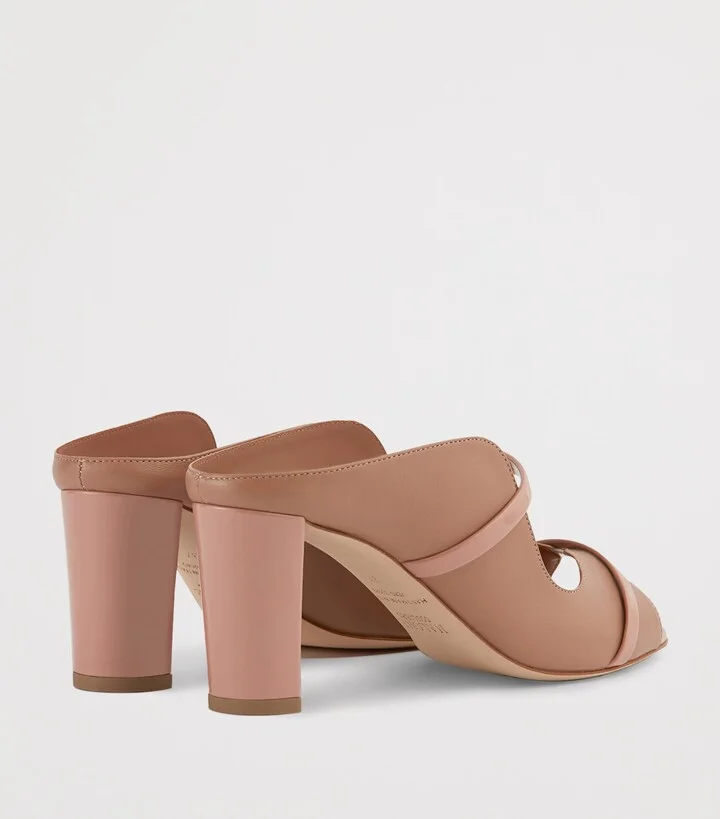 Malone Souliers Leather Norah Heeled Sandals 70 - Image 4
