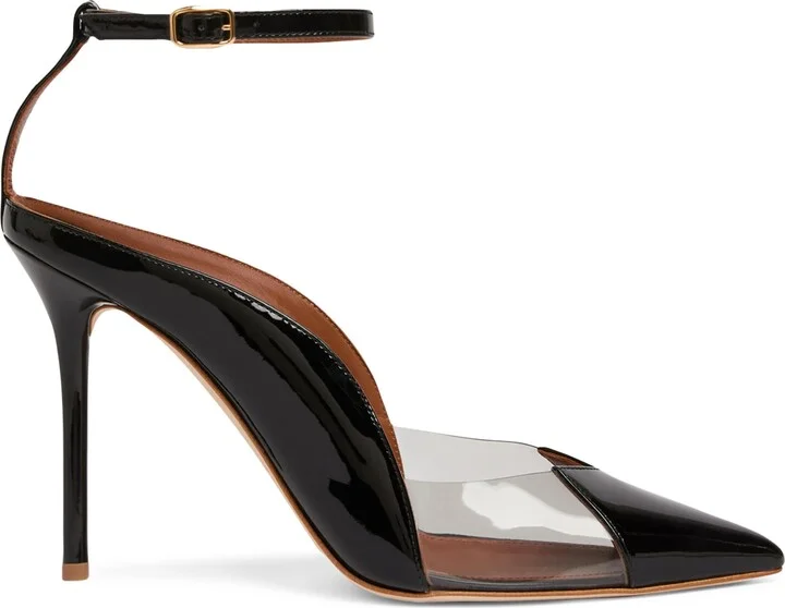 Malone Souliers Leather-Pvc Malia Heeled Pumps 100