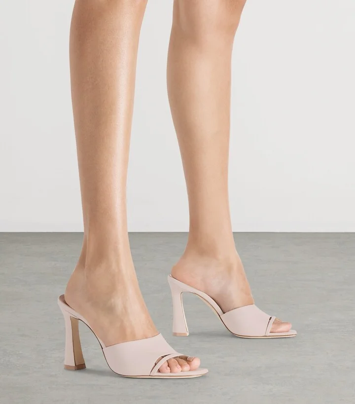 Malone Souliers Leather Roxanne Mules 90 - Image 2