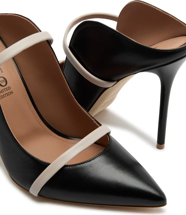 Malone Souliers Maureen 100 Leather Mules - Image 4