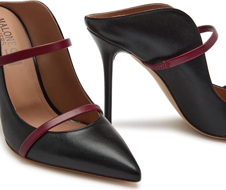 Malone Souliers Maureen 100 Leather Mules - Image 3