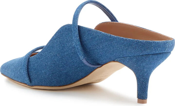Malone Souliers Maureen 45 Denim Mules - Image 2