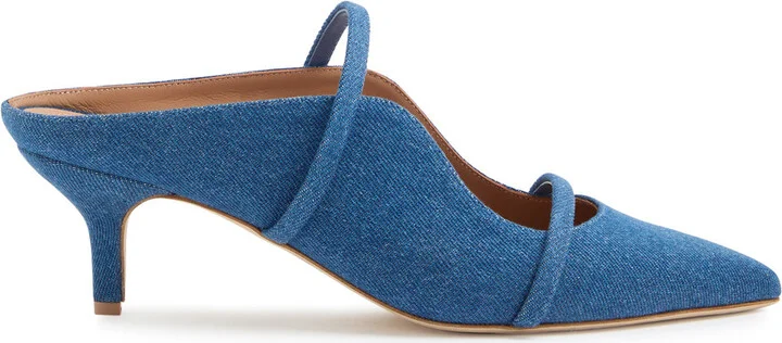 Malone Souliers Maureen 45 Denim Mules