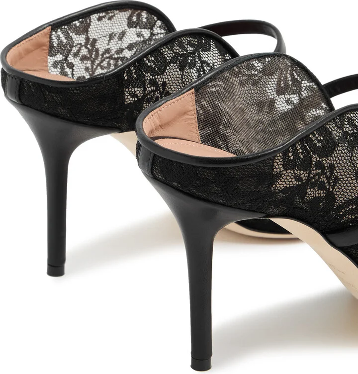 Malone Souliers Maureen 85 Lace Mules - Image 4