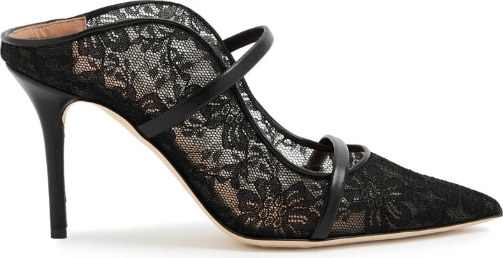 Malone Souliers Maureen 85 Lace Mules