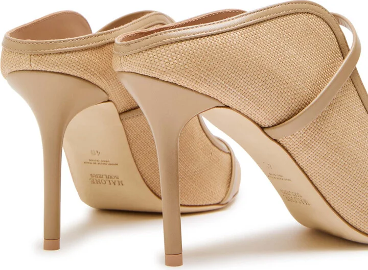 Malone Souliers Maureen 85 Raffia Mules - Image 4