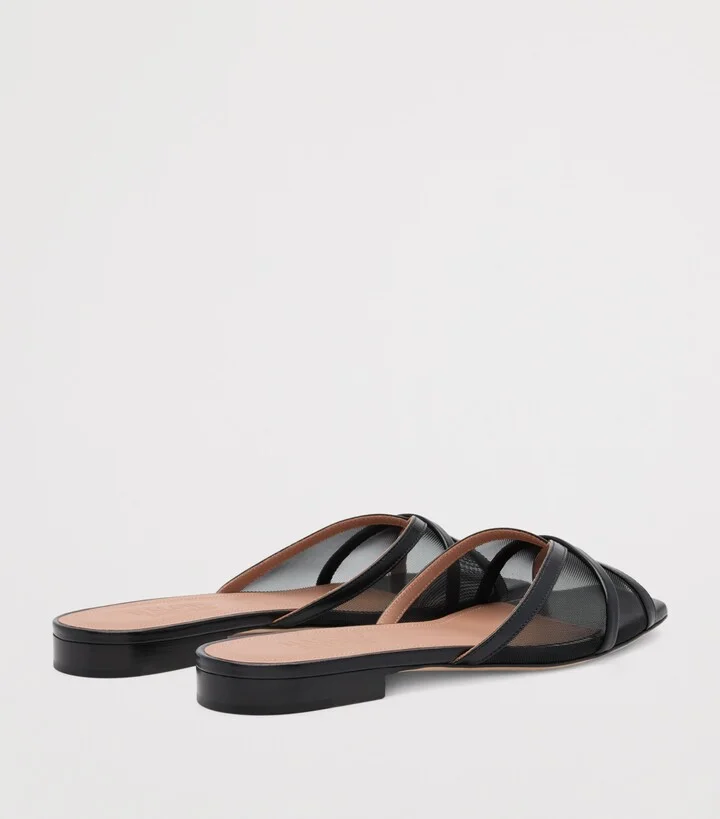 Malone Souliers Mesh Perla Flat Mules - Image 4