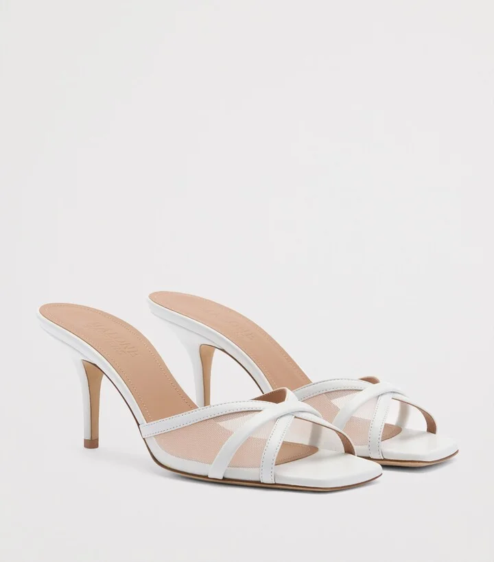 Malone Souliers Mesh Perla Heeled Sandals 70 - Image 3