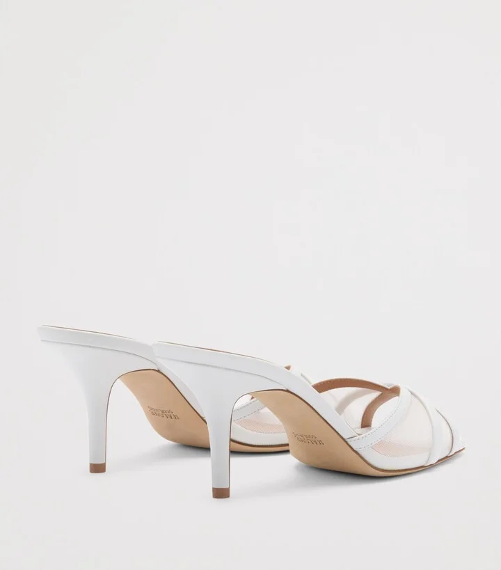 Malone Souliers Mesh Perla Heeled Sandals 70 - Image 4