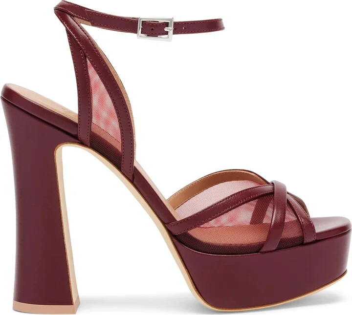 Malone Souliers Mesh Sylvie Platform Sandals 125