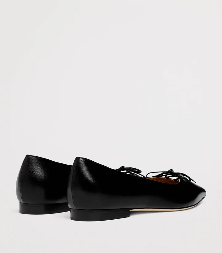 Malone Souliers Nappa Leather Hedy Flat Pumps - Image 4