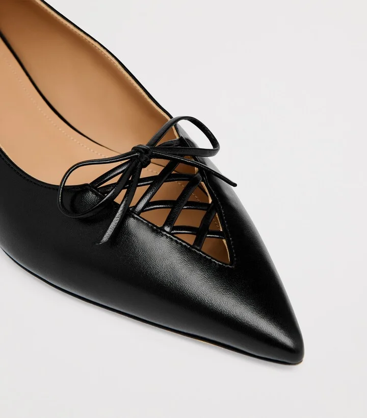Malone Souliers Nappa Leather Hedy Flat Pumps - Image 5