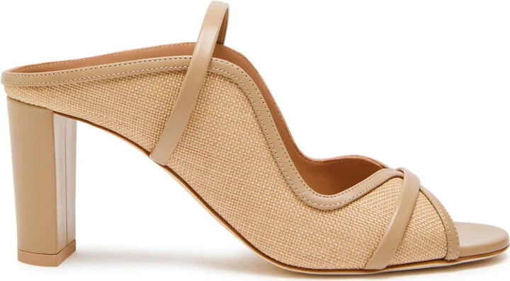 Malone Souliers Norah 70 Raffia Sandals