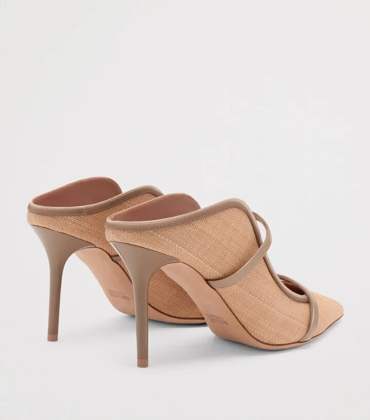 Malone Souliers Raffia Maureen Mules 85 - Image 4