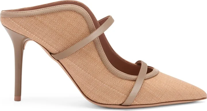 Malone Souliers Raffia Maureen Mules 85