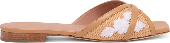 Malone Souliers Raffia Perla Sandals