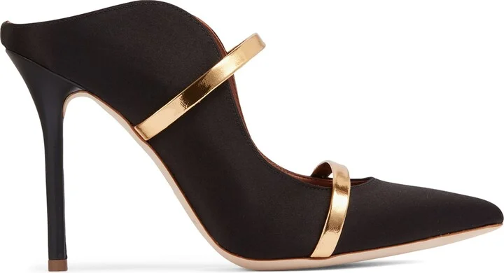 Malone Souliers Satin Maureen Mules 100