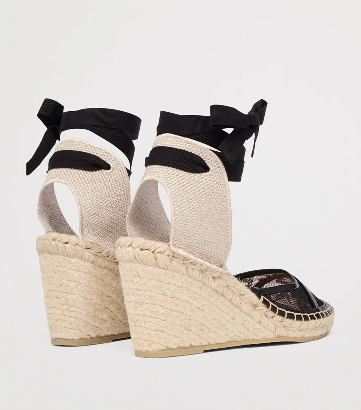 Malone Souliers Selen Wedge Sandals 70 - Image 4