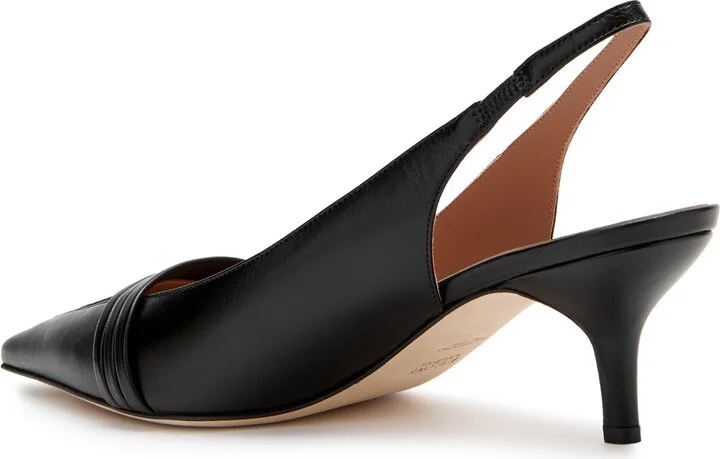 Malone Souliers Tanner 45 Slingback Leather Pumps - Image 2