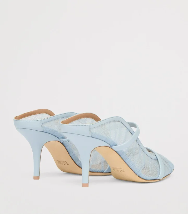 Malone Souliers Tulle Maureen Mules 70 - Image 4