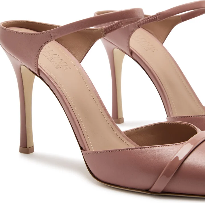 Malone Souliers Uma 90 Leather Mules - Image 4