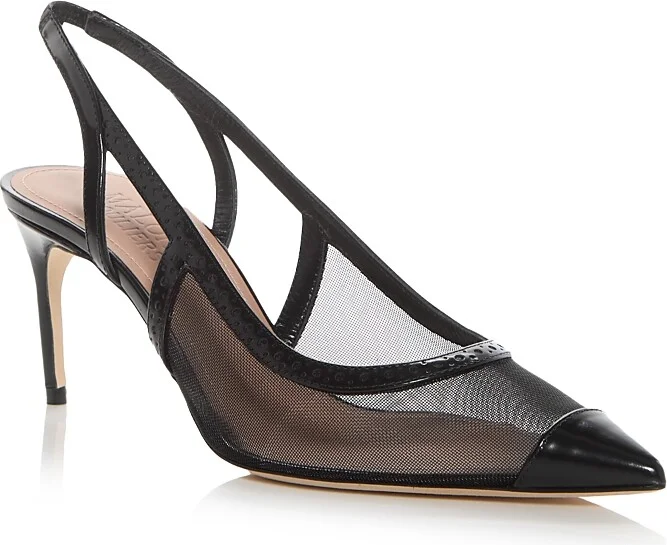 Malone Souliers Women's Aubrey Pointed Slingback Pumps