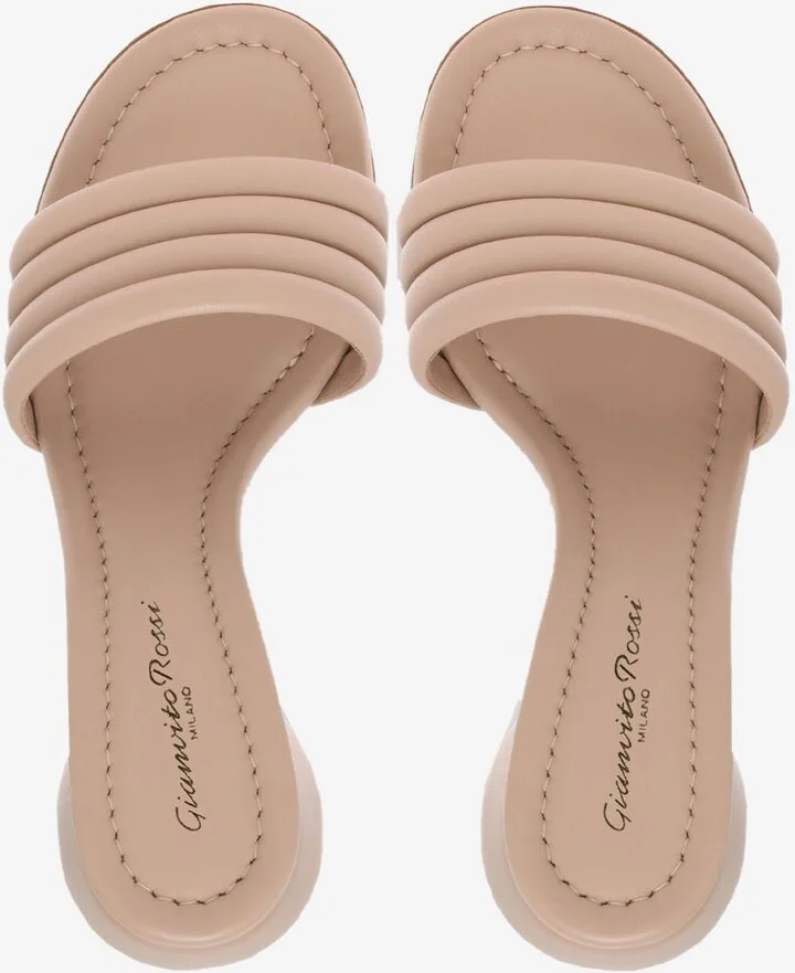 Malou 60 Nappa Leather Mules - Image 3