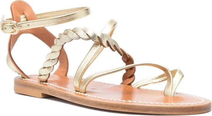Malouine metallic strappy sandals - Image 2