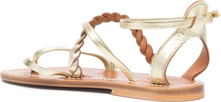 Malouine metallic strappy sandals - Image 3