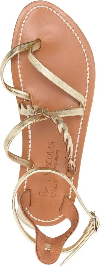Malouine metallic strappy sandals - Image 4