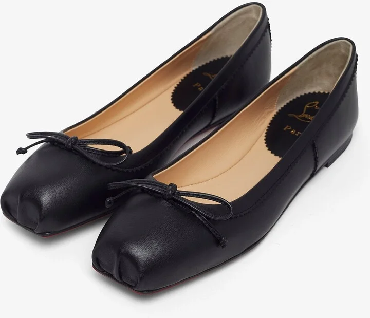 Mamadrague black leather ballerinas - Image 4