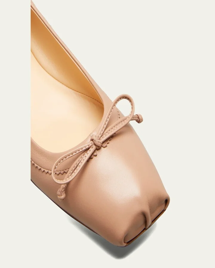 Mamadrague Napa Bow Ballerina Flats - Image 4