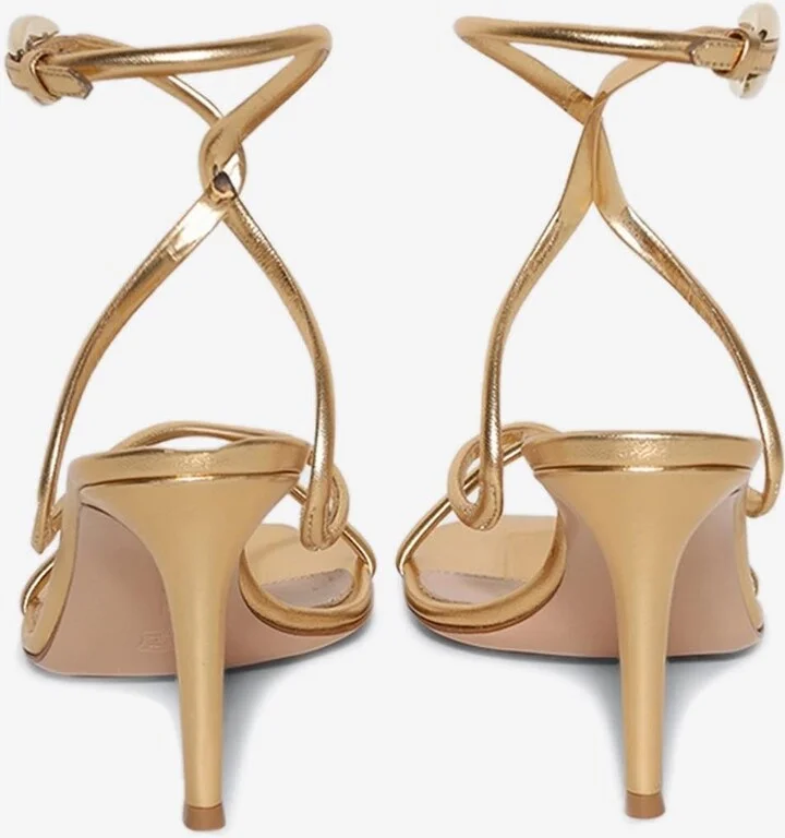 Mamba 85 Metallic Leather Sandals - Image 2