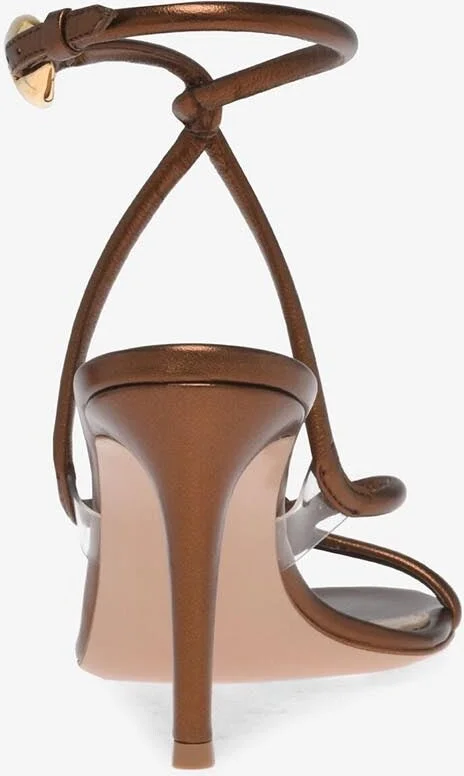 Mamba 85 Metallic Leather Sandals - Image 2