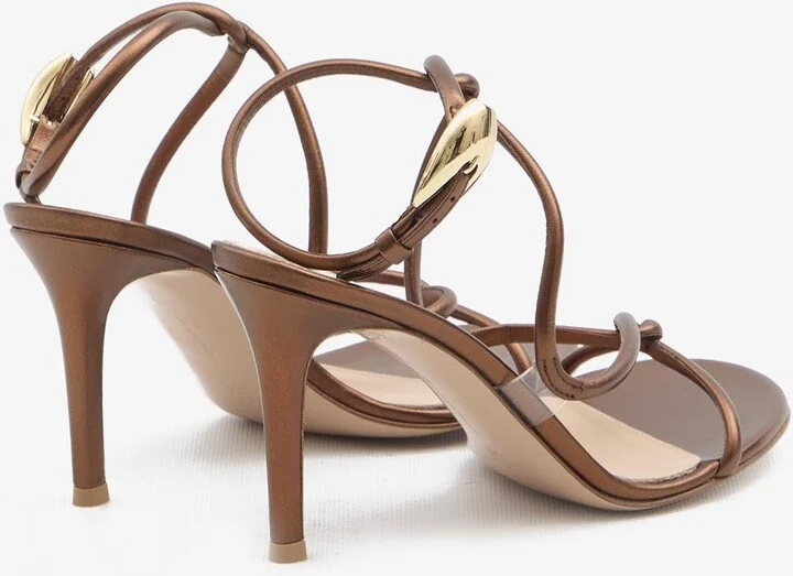 Mamba 85 Metallic Leather Sandals - Image 2