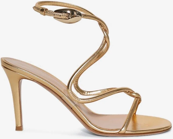 Mamba 85 Metallic Leather Sandals