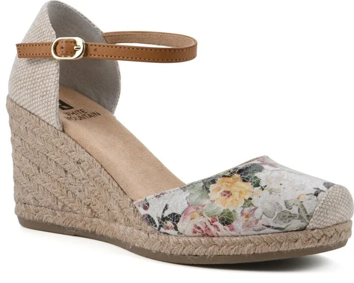 Mamba Womens Ankle Strap Heel Wedge Sandals