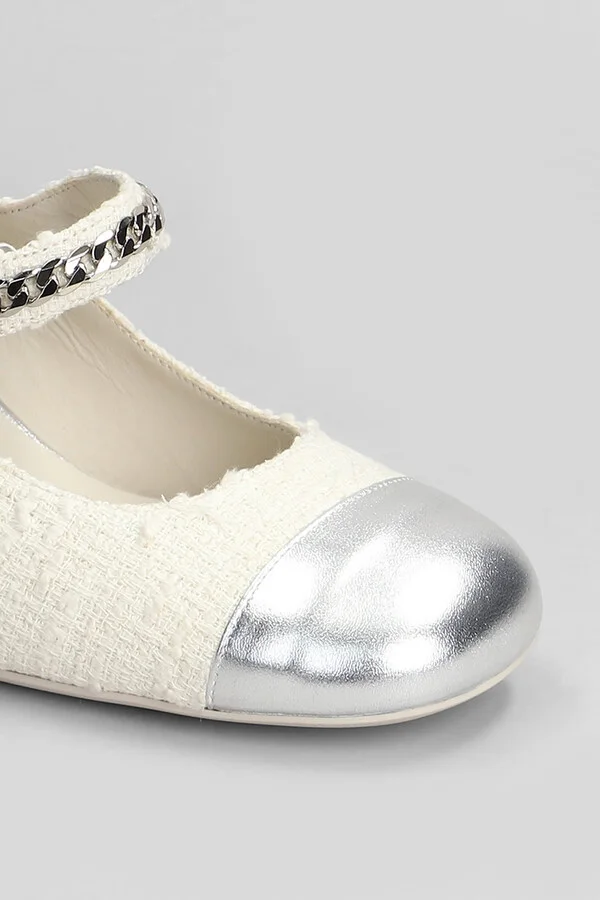 Mame Pumps In Beige Fabric - Image 5