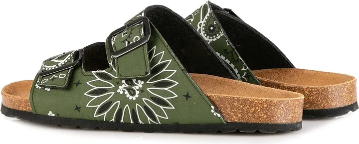 Man Sandals With Bandanna Print - Image 3
