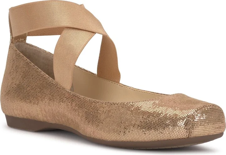 'Mandalaye' Leather Flat