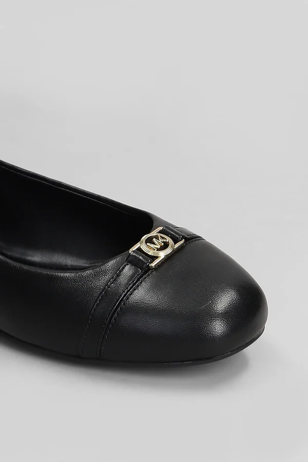 Mandy Flex Ballet Flats In Black Leather - Image 5