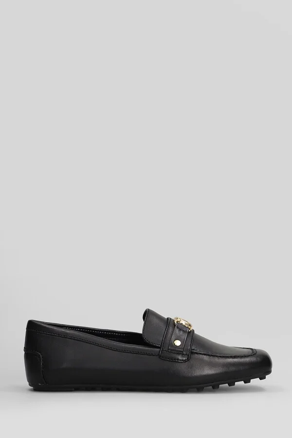 Mandy Loafer Loafers In Black Leather