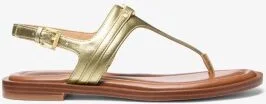 Mandy Metallic Leather T-Strap Sandal - Image 3
