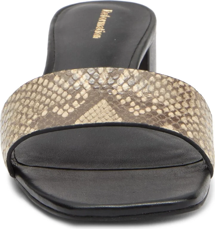 Mandy Minimal Block Heel Sandal - Image 3