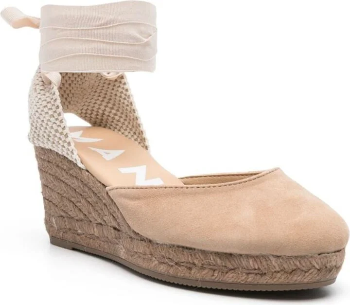 Manebí Hamptons Suede Low Wedge Espadrilles - Image 4