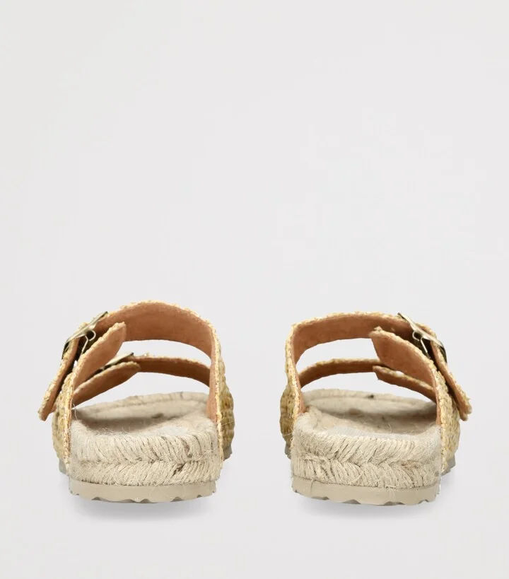 Manebi Raffia Nordic Sandals - Image 2
