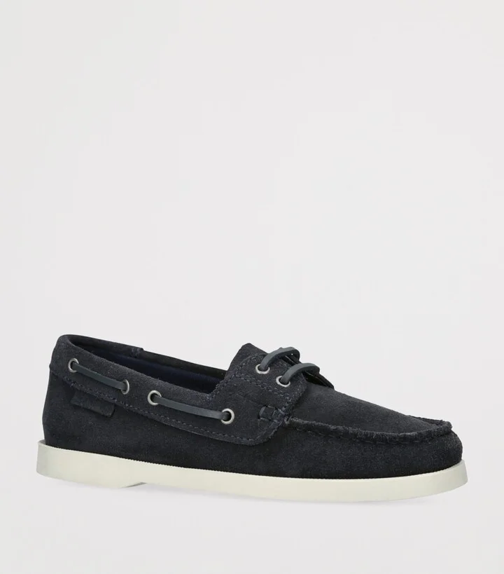 Manebi Suede Boat Shoes - Image 3