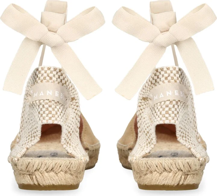 Manebi Suede Hamptons Espadrilles - Image 2