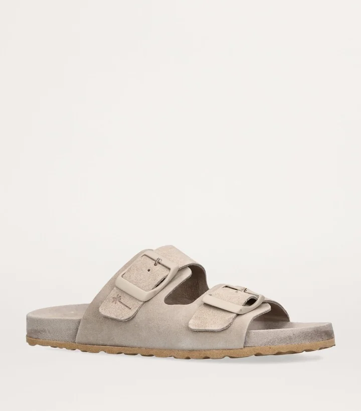 Manebi Suede Hamptons Sandals - Image 3